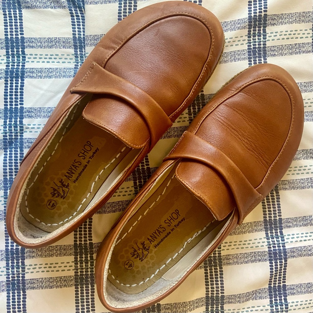 Leather Barefoot Loafers
